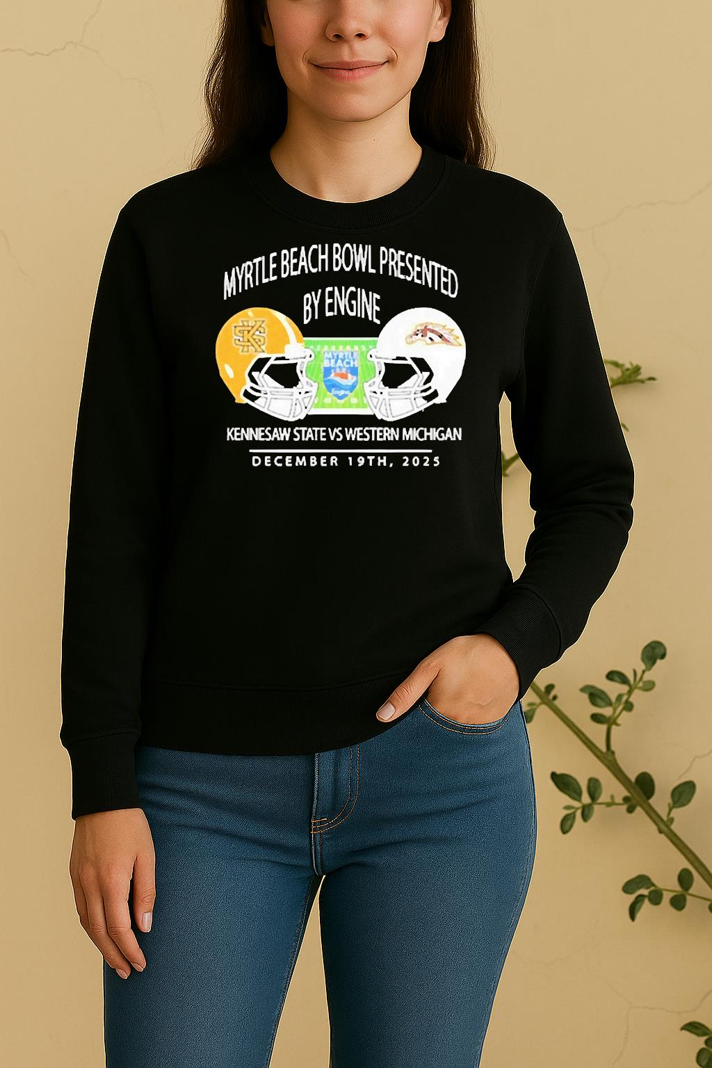 Officials Kennesaw State Owls Vs Western Michigan Broncos Myrtle Beach Bowl December 19Th 2025 Sweater