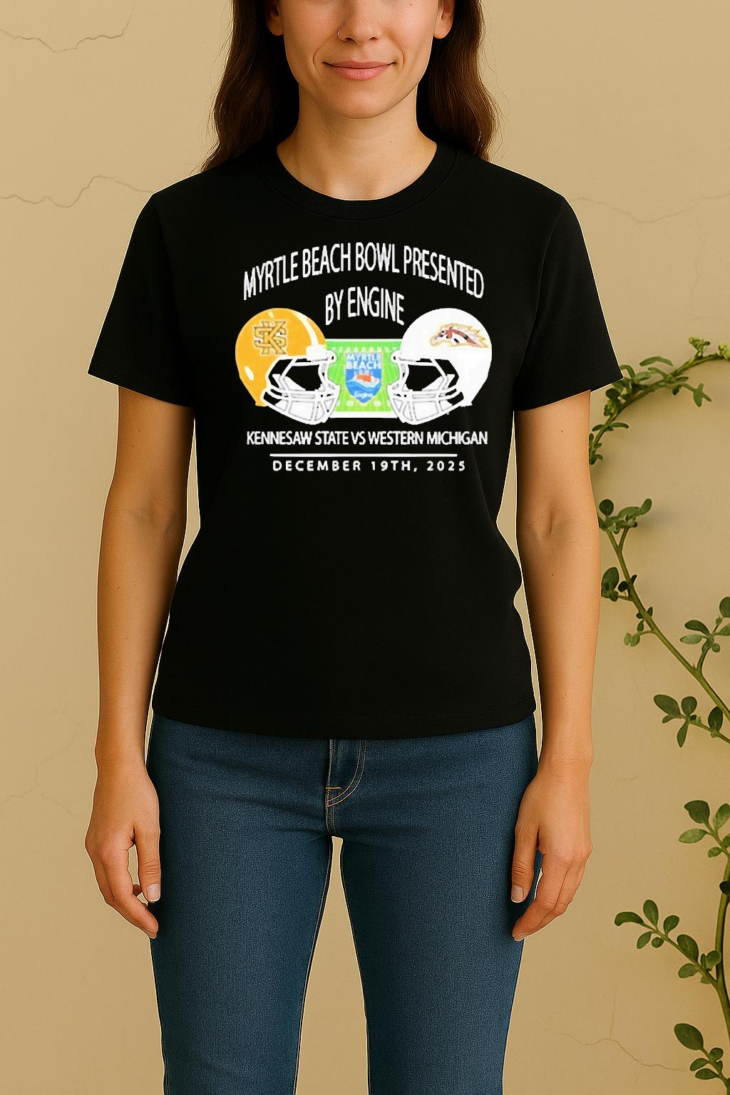 Officials Kennesaw State Owls Vs Western Michigan Broncos Myrtle Beach Bowl December 19Th 2025 Women Shirt