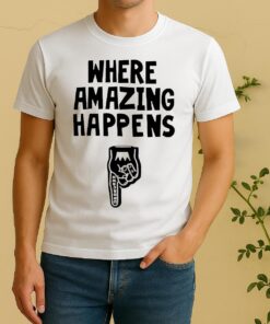 Officials Kevin Durant Wear A Where Amazing Happens Shirt