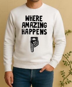 Officials Kevin Durant Wear A Where Amazing Happens Sweater