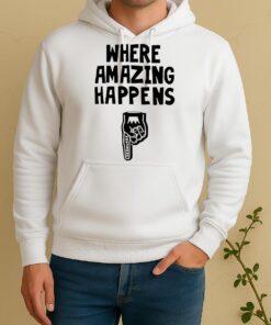 Officials Kevin Durant Wear A Where Amazing Happens Unisex Hoodie