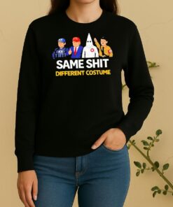 Officials Maga Red Hat Same Shit Different Costume Caricature Sweater