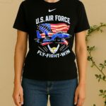 Officials Nfl Los Angeles Rams X Air Force Veteran 2 Sided Women Shirt