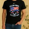 Officials Nfl New England Patriots X Air Force Veteran 2 Sided Shirt