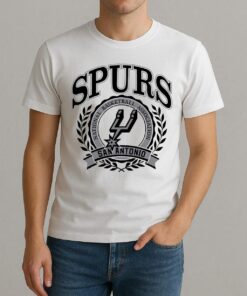 Officials San Antonio Spurs Basketball Nba Crest Logo Circle Shirt