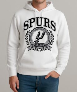 Officials San Antonio Spurs Basketball Nba Crest Logo Circle Unisexhoodie