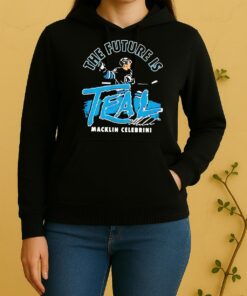 Officials San Jose Sharks Macklin Celebrini The Future Is Teal Unisex Hoodie