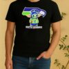 Officials Seattle Seahawks Baby Yoda Cute Football Crossover Shirt