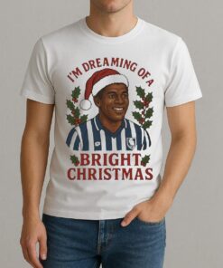 Officials Sheff Wed Im Dreaming Of A Bright Christmas Circle White Shirt