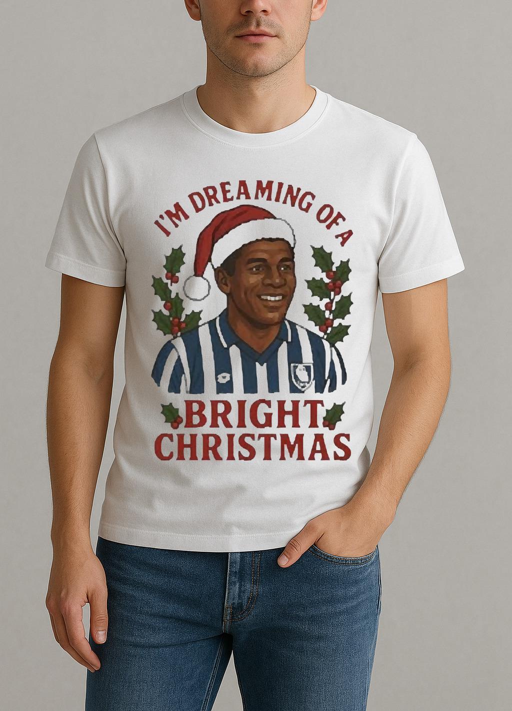 Officials Sheff Wed Im Dreaming Of A Bright Christmas Circle White Shirt