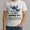 Officials Stitch Dad And Daughter Asshole Dad And Smartass Daughter Best Friends For Life Circle Shirt