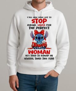 Officials Stitch Gift Yall Men Have Got To Stop Asking Santa For The Perfect Woman Circle Unisexhoodie