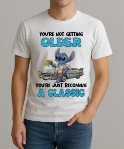 Officials Stitch Youre Not Getting Older Youre Just Becoming A Classic Circle Shirt