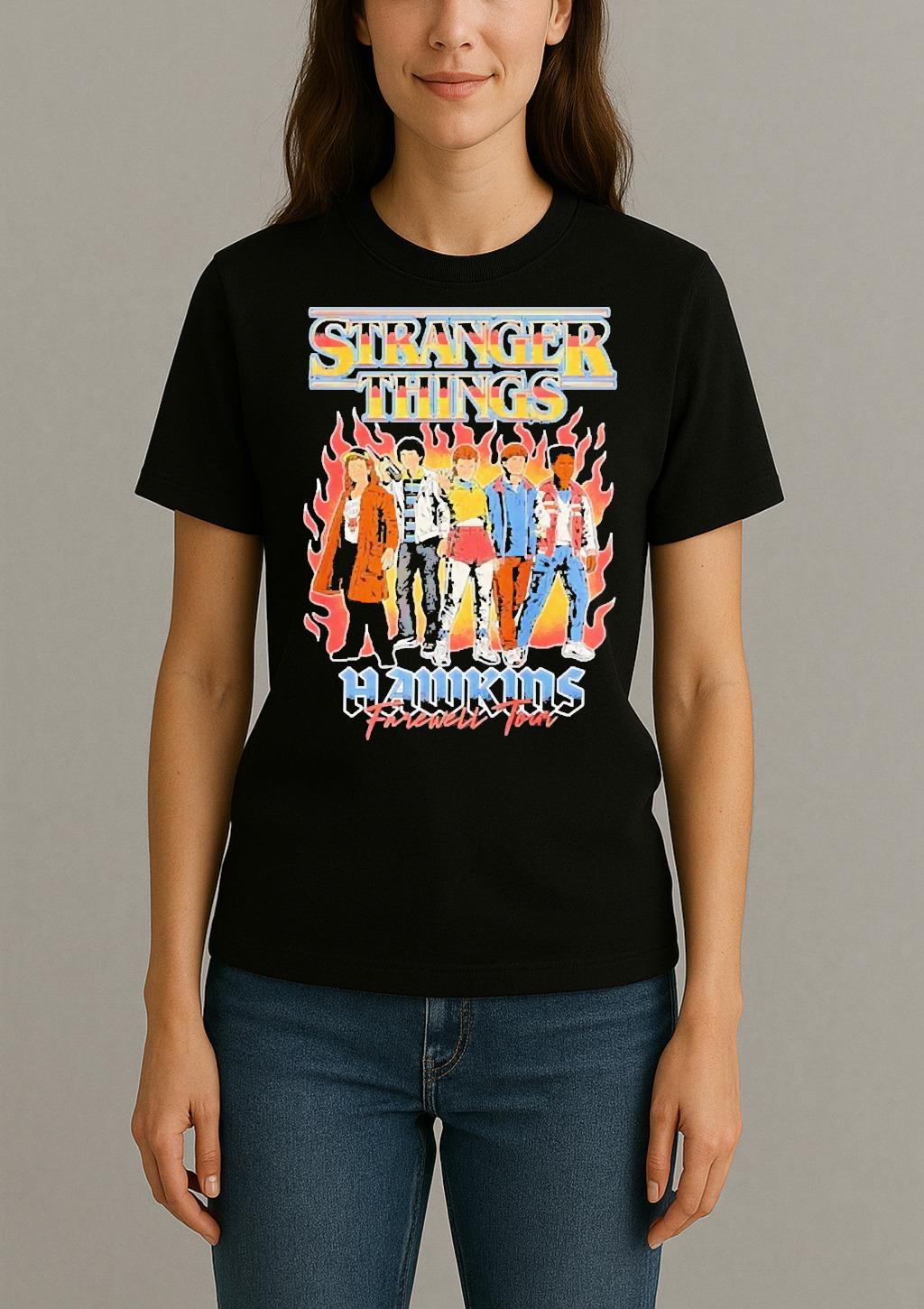 Officials Stranger Things Hawkins Farewell Tour Womentee