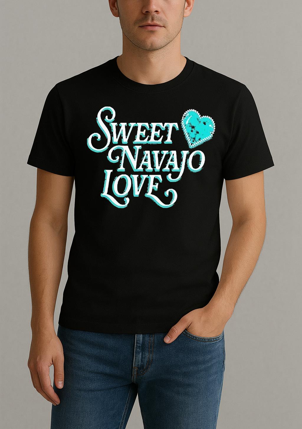 Officials Sweat Navajo Love Heart Shirt