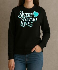 Officials Sweat Navajo Love Heart sweater