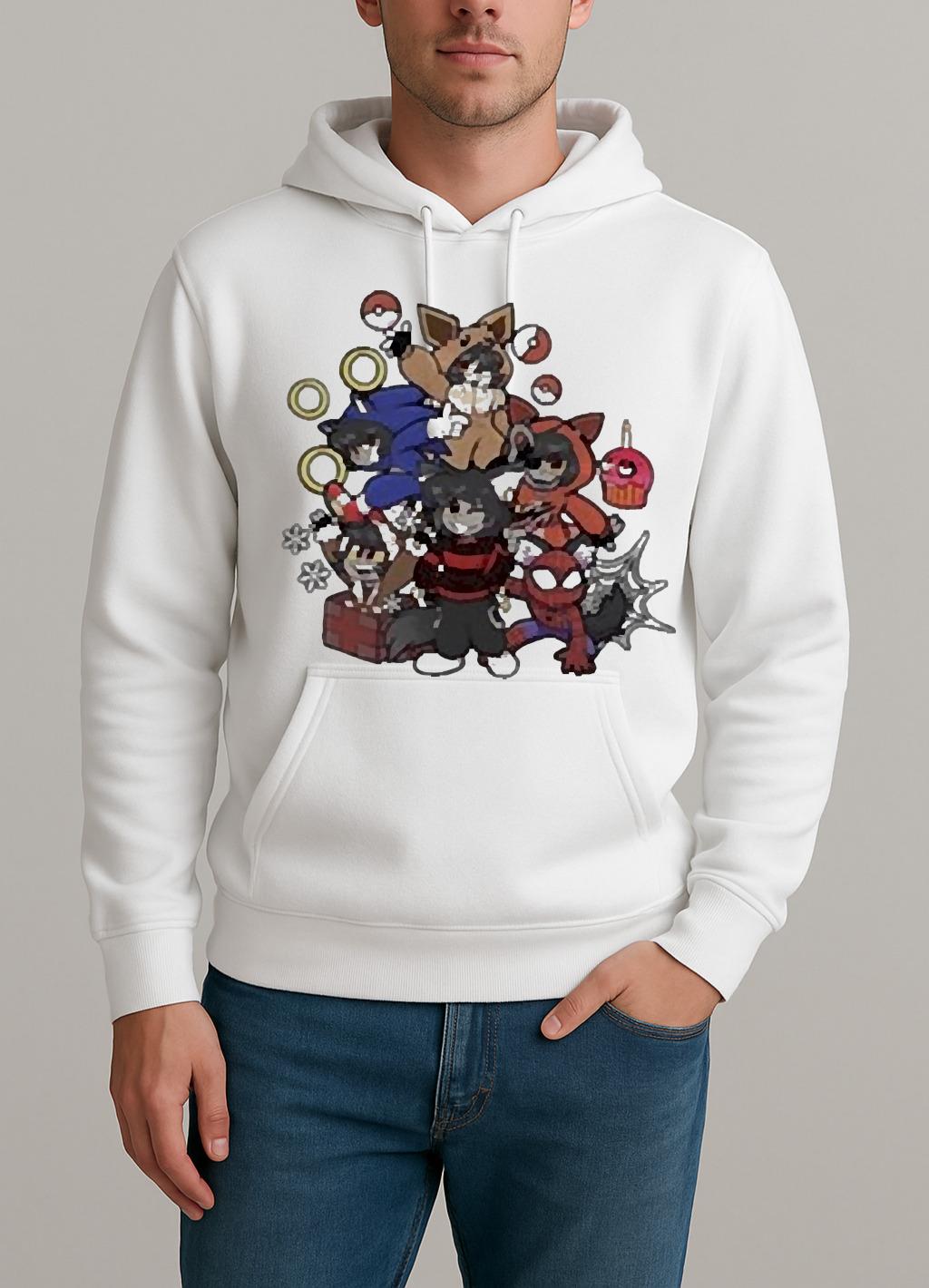 Officials Tfmjonny Pokemon Christmas Unisexhoodie