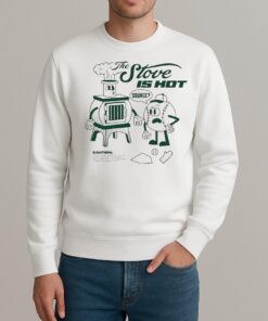 Officials The Stove Is Hot Baseball Circle sweater