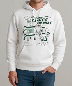 Officials The Stove Is Hot Baseball Circle Unisexhoodie