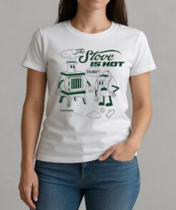 Officials The Stove Is Hot Baseball Circle W-tee
