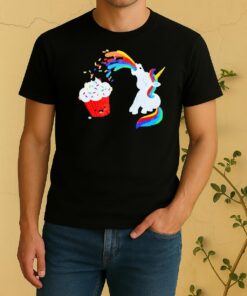 Officials Unicorn And Cupcake Cute Shirt