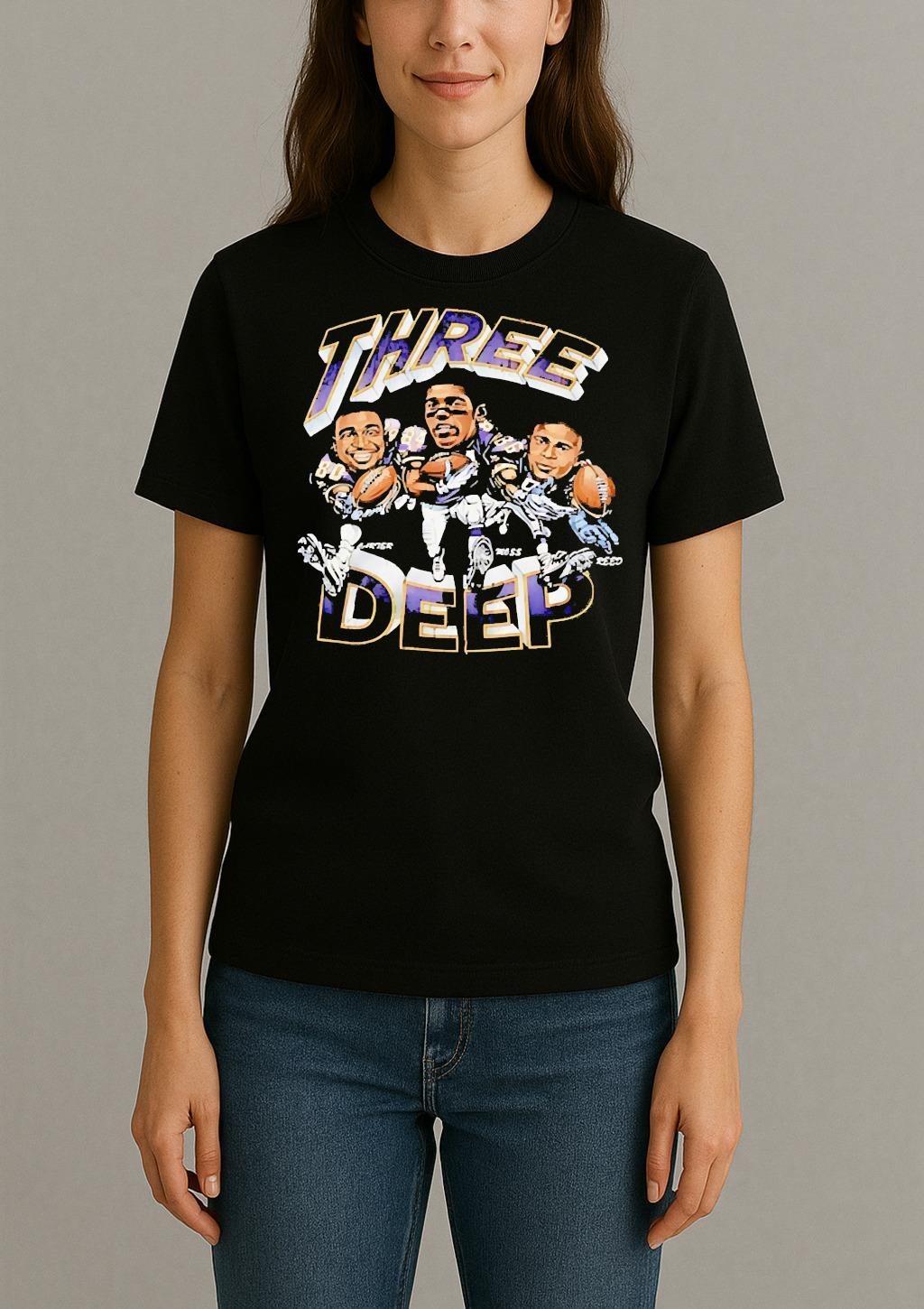 Officials Vikings Three Deep Womentee