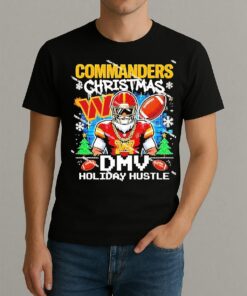Officials Washington Commanders Football Dmv Holiday Hustle Christmas Shirt