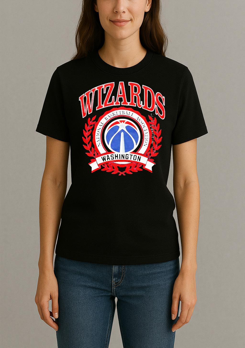 Officials Washington Wizards Basketball Nba Crest Logo Womentee