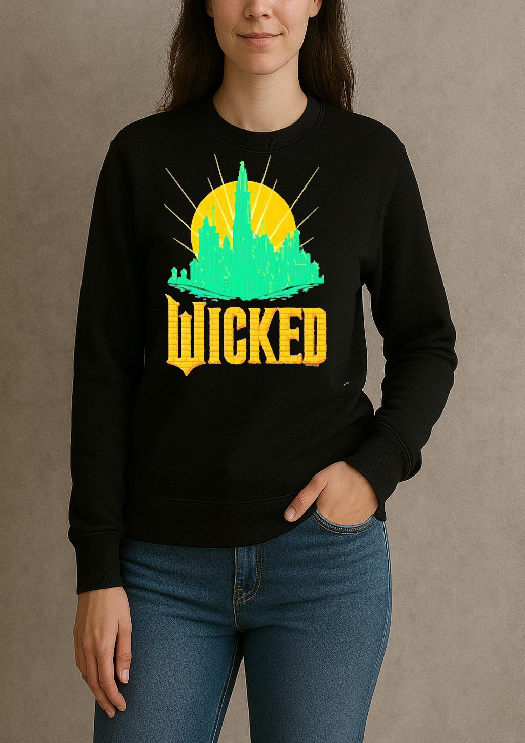 Officials Wicked Greetings From The Fantabulous Emerald City sweater
