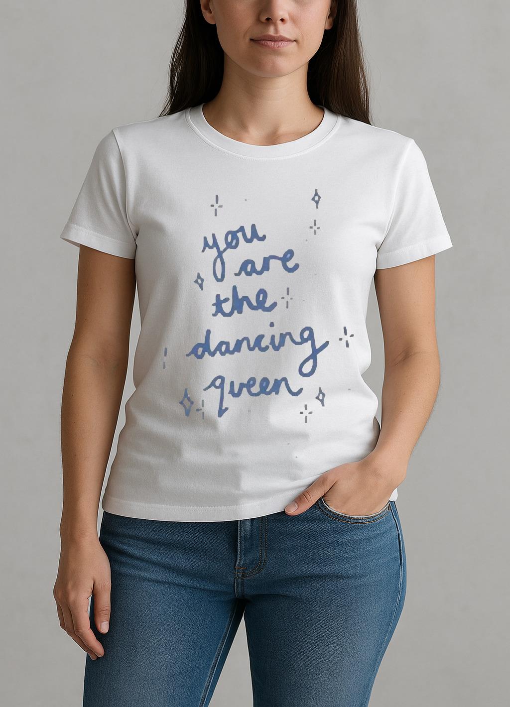 Officials Wituka You Are The Dancing Queen Circle White W-tee