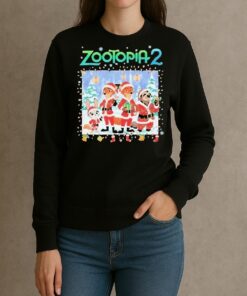 Officials Zootopia 2 Holiday Gift 2025 Nick Wilde And Flash sweater