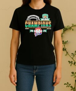 Ohio Bobcats 2025 Scooters Coffee Frisco Bowl Champions Women Shirt