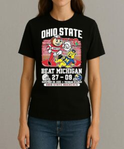 Ohio State Buckeyes Beat Michigan Wolverines Ncaa 2025 Final Score Mascot Womentee