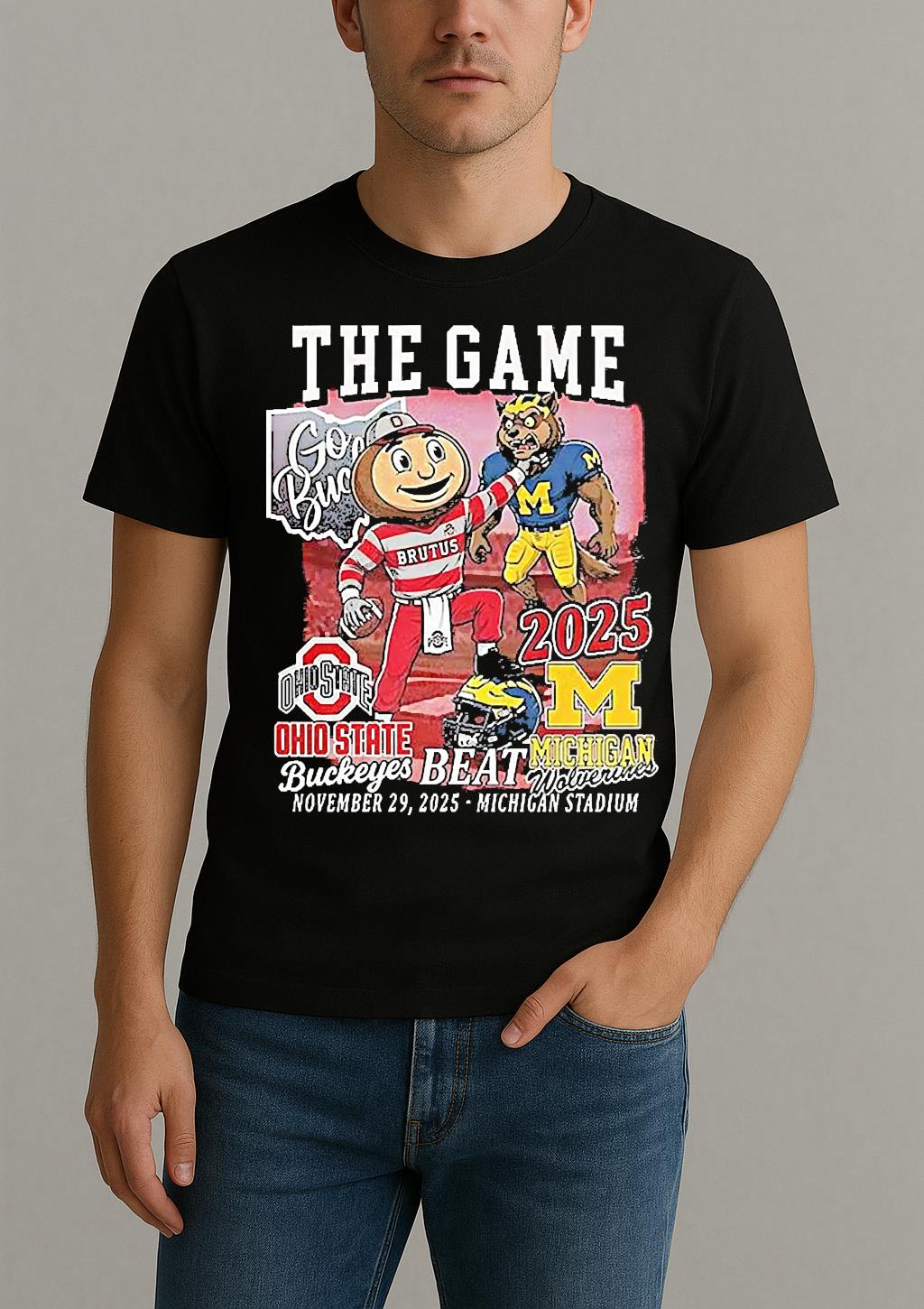 Ohio State Buckeyes Beat Michigan Wolverines Ncaa 2025 Go Bucks Michigan Stadium Shirt