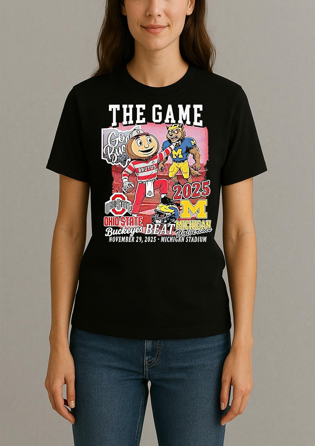 Ohio State Buckeyes Beat Michigan Wolverines Ncaa 2025 Go Bucks Michigan Stadium Womentee