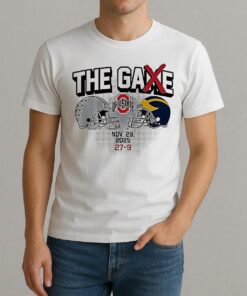 Ohio State Buckeyes Vs Michigan Wolverines Ncaa The Game 2025 Score 27 9 Helmet Shirt