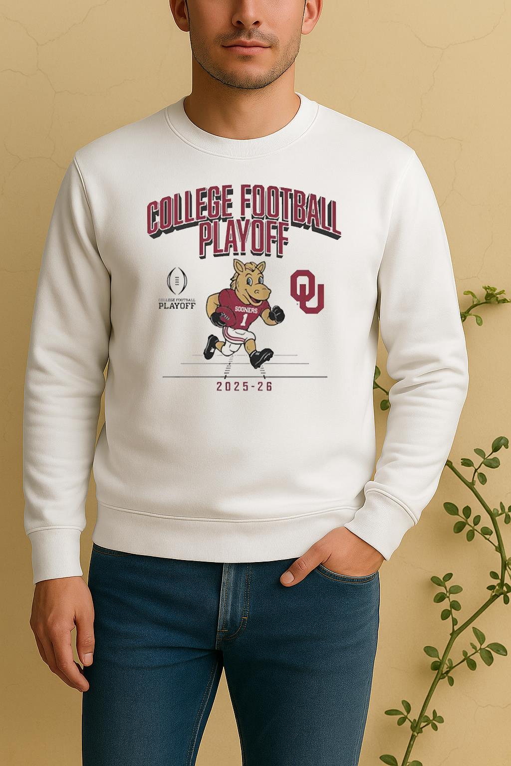 Oklahoma 2025 Cfp Mascoshirt Oklahoma Football TeeSweater