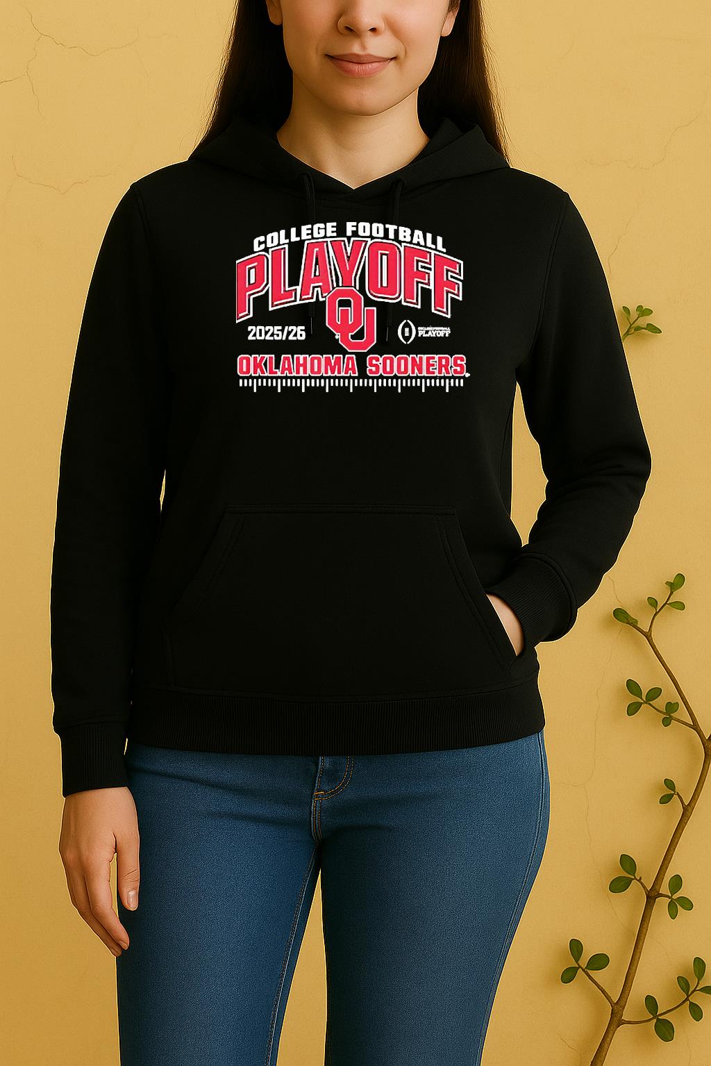 Oklahoma Sooners College Football Playoff Cfp 2025 26 Unisex Hoodie
