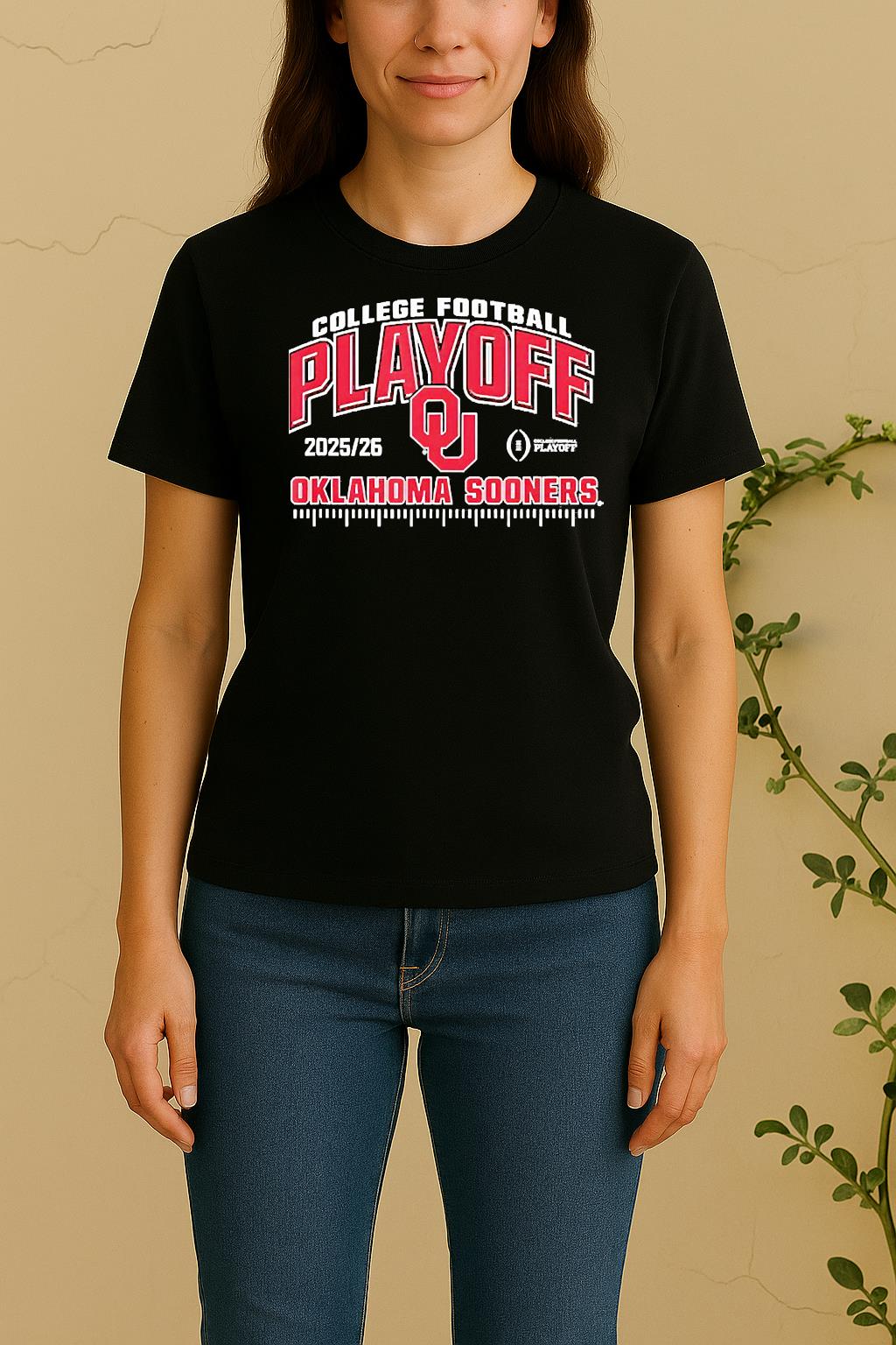 Oklahoma Sooners College Football Playoff Cfp 2025 26 Women Shirt