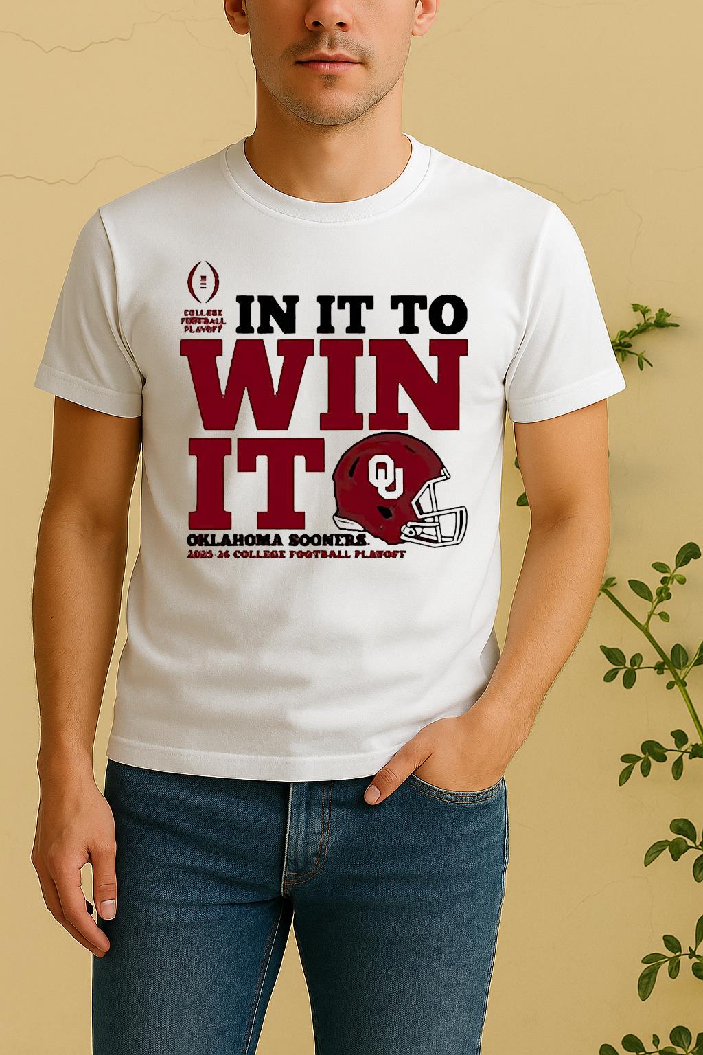 Oklahoma Sooners In It To Win It 2025 26 College Football Playoff Shirt by Bino Shirt – Custom Graphic T-Shirt