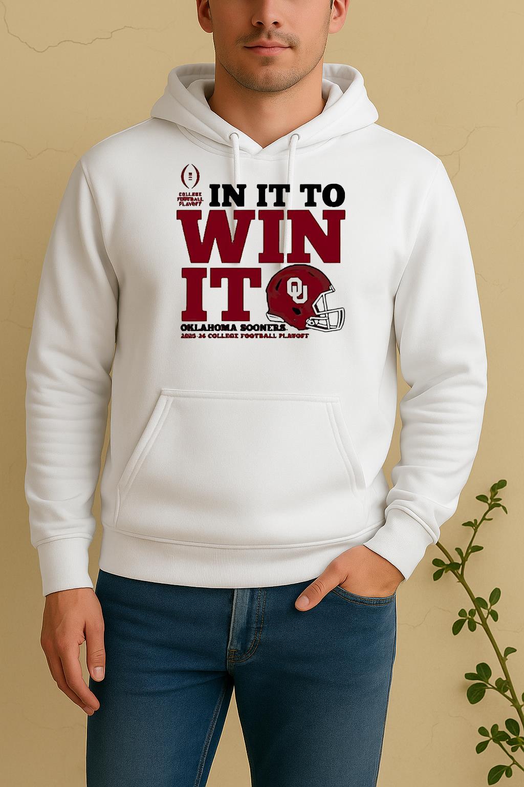Oklahoma Sooners In It To Win It 2025 26 College Football Playoff Unisex Hoodie