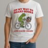 On My Way To Hoard Books And Cause Chaos Frog Shirt