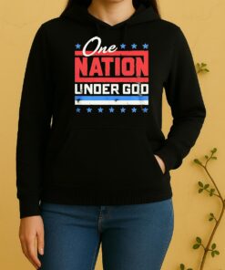One Nation Under God America Unisex Hoodie