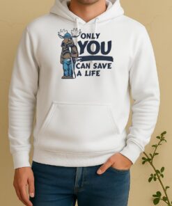 Only You Can Save A Life Circle Unisex Hoodie