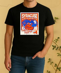 Orange Syracuse Mascot Happy Holidays Christmas Shirt