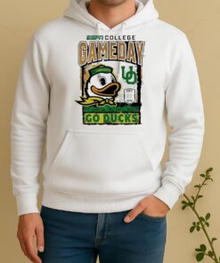 Oregon Ducks Cfp Gameday 1St Round Mascot Go Ducks Unisex Hoodie