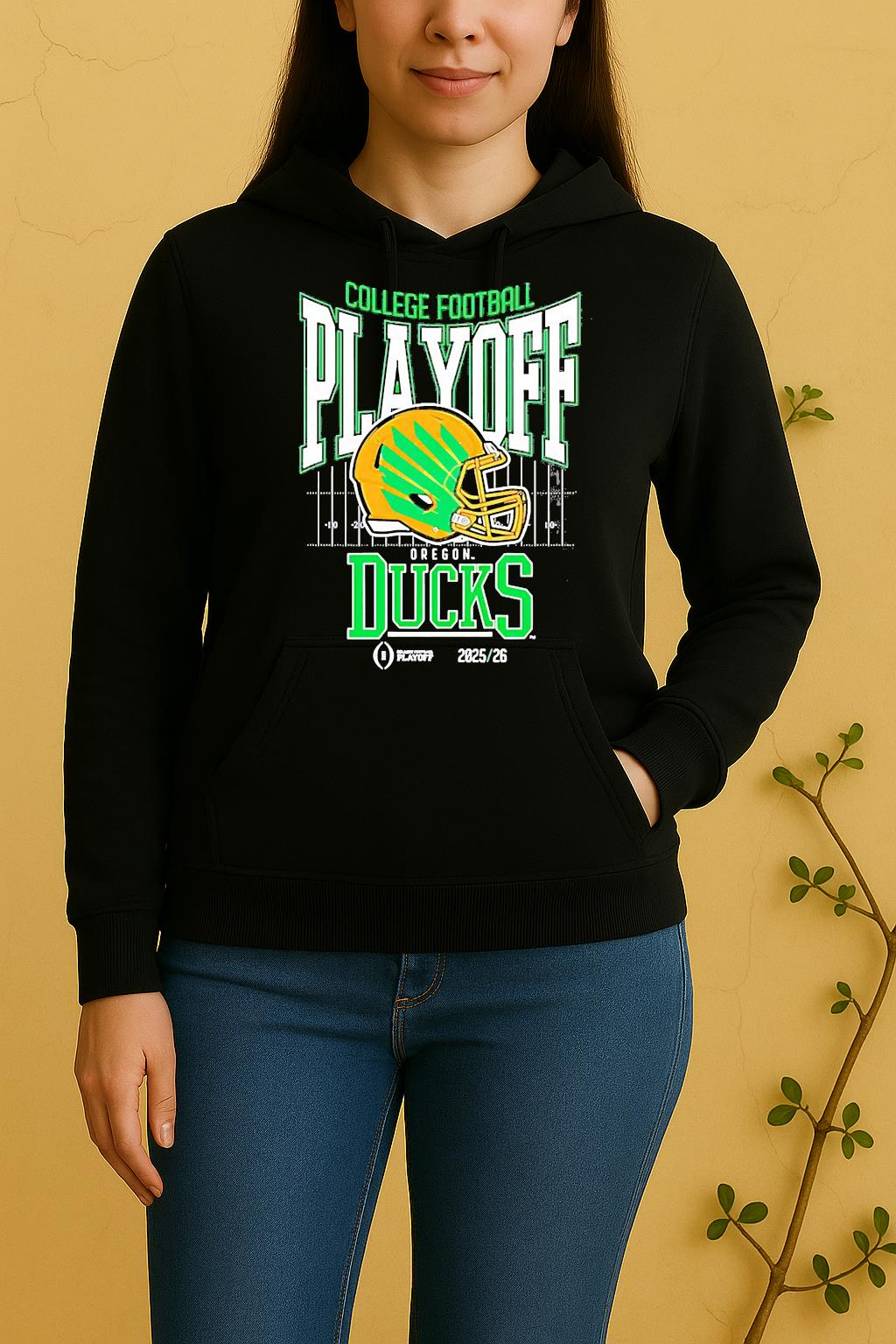 Oregon Ducks College Football Playoff 2025 26 Unisex Hoodie