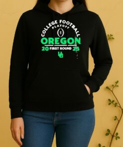 Oregon Ducks College Football Playoff First Round 2025 Unisex Hoodie