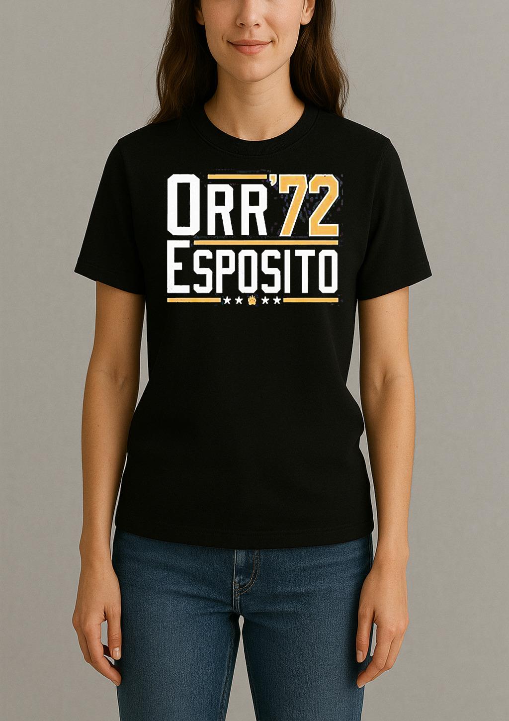 Orr Esposito 72 Bobby Orr Bruins Legends Womentee