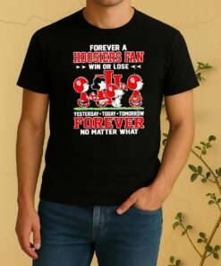 Peanuts Forever A Indiana Hoosiers Fan Win Or Lose No Matter What Shirt